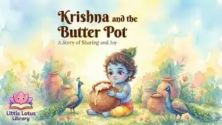 Krishna and the Butter Pot 🪔 | A Children&rsquo;s Story About Sharing Joy | Read-Aloud Bedtime Story