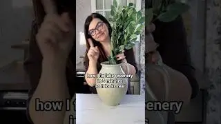 Fake greenery gets such a bad reputation, but most of the time it just needs this fix! #homehacks