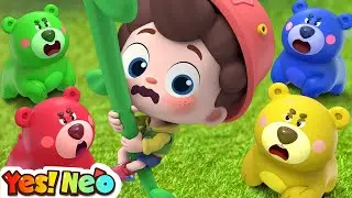 Bears in the Jungle🌴🐻 | Jungle Animals Song | Educational | Nursery Rhyme & Kids Songs | Yes! Neo