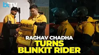 Raghav Chadha Turns Blinkit Rider For A Day, Drops Big ‘Stay Tuned’ Teaser