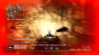 Call of Duty 4 Modern Warfare - COD4 - Epic Turret Rampage - 12 Kills in 20 seconds