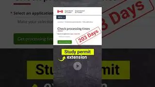 Latest Study Permit Extension Processing time in Canada 2025
