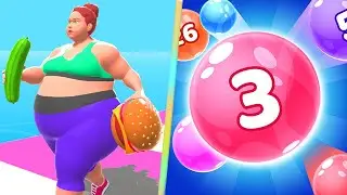 Fat 2 Fit Vs Marble Run in All Level Mobile Game Walkthrough New Update Trailer iOS,Android ELODP9