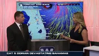 Meteorologist Viki Knapp & Meteorologist Joe Astolfi Hurricane Dorian Coverage