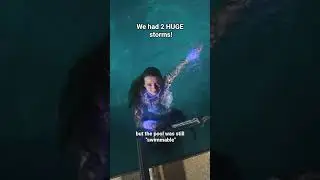 Night Swimming with Glow Sticks! #teenlife #mermaid #poollife #mermaidtail