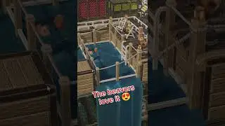🌊 Water #physics in a beaver game! #gaming #gamedev #citybuilder #gameplay