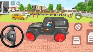 Car Bike Game: Franklin ordered an Indian Black Thar and drives a new Indian Police SUV in the game