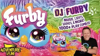 DJ Furby! Music, Lights, Sounds & Games! 1000 + Play Combos! Happy DJ Furby New Year Toy review!