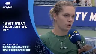 Caty McNally On-Court Interview | 2025 US Open Round 1