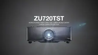 Optoma ZU720TST - World's first short throw 7000 lumen fixed lens laser projector