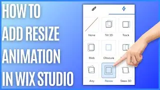 How to Add Resize Animation in Wix Studio [Quick Guide]