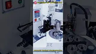 Double-End Automatic Terminal Crimping Machine #wireprocessing #WireHarnessMachine #TerminalCrimping