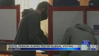 Person accused of illegal voting