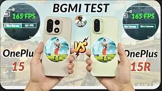 Oneplus 15 vs Oneplus 15R | Bgmi Test | Gaming Review | Shocking results 😱