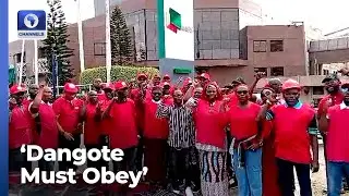 &lsquo;Dangote Must Obey&rsquo;, PENGASSAN Begins Strike, Barricade NNPCL Towers