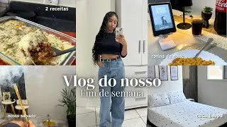 NOSSO FIM DE SEMANA MORANDO JUNTOS - casa limpa, almoço de domingo 🤍