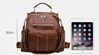 Pu Leather backpack