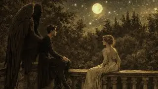 Under the Moon 🌕 A Forbidden Angelic Encounter | Fantasy Ambience Music