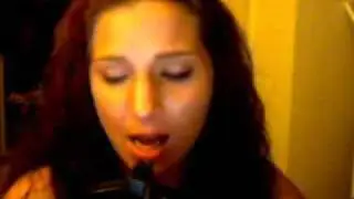 Cassie singing Blue