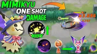 Use this build on Mimikyu to one shot any Pokemon with play rough! Pokemon unite