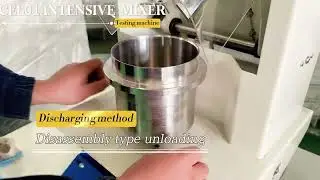 Multi-functional CEL1 Intensive laboratory Mixer  Operating incline:30&deg;,20&deg;,10&deg;,0&deg;via wedge