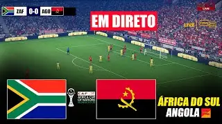 🔴EM DIRETO: &Aacute;frica do Sul x Angola | Simula&ccedil;&atilde;o de jogo CAF eFootball PES 21
