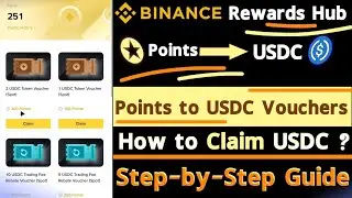 How to Use Binance Points for USDC Token Voucher || Binance Rewards Hub Guide