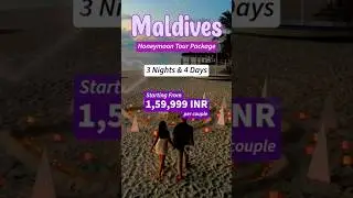 Maldives Honeymoon Package | Budget Maldives Honeymoon Trip