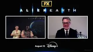 ALIEN EARTH stars Sydney Chandler (Wendy) Babou Ceesay (Morrow) in discussion with Shane A. Bassett