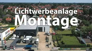 Lichtwerbeanlage Montage | GYM SPORT+SPA & Tamedes K&ouml;rperwerkstatt