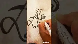 How to write fancy letters - Fancy lettering ideas - A #calligraphy #lettering #fancyletters