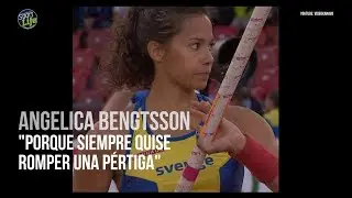 Angelica, r&eacute;cord de salto de p&eacute;rtiga de Suecia.