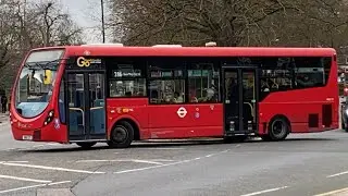 Wright StreetLite DF HEV London Central WS117 SN18XZV Route 286 Queen Mary&rsquo;s Hospital