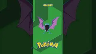 Zubat Evolution Process  #pok&eacute;monevolutions #zubat #crobat #golbat #pokemonevolves