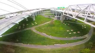 Drone Under Bridge Over Water- Expert Drones