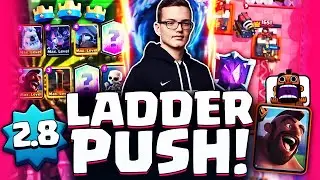 LIVE LADDER PUSH MIT HOG 2.8! DIESES DECK IST INSANE! | Clash Royale Deutsch