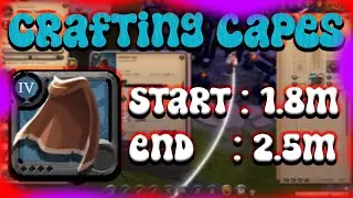 making some easy silver with crafting CAPES | ⚔️ albion online ⚒️