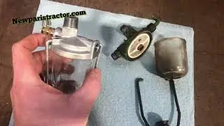 Замена узла отстойника &mdash; дизельный двигатель John Deere 720 1958 года выпуска