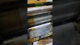 Use a machine to roll out silver sheets to make silver rings.รีดแผ่นไว้ทำแหวนเงิน#jewelry
