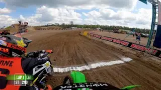GoPro: Adam Cianciarulo 2020 WW MX Ranch National - 450 Moto 1 & 2 Highlights