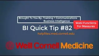 BI Quick Tip #82: Using Webi Functions Sum, Count, Average, Min/Max and Percentage