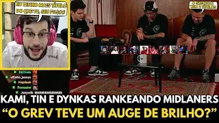 🚨 RANKEANDO MIDLANERS! TINOWNS, DYNQUEDO E KAMI - GREVTHAR REAGE E COMENTA VIDEO DA @paiN Gaming