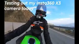 Testing Insta360 X3 Camera on Ninja 400