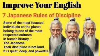 7 Japanese Rules of Discipline 🇯🇵 | Learn English Through Motivation | Improve Your English #english