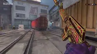 Glock and Knife Action on Train