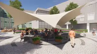 p4017   Maryland Texstyleroofs business shading solution 3D shade sails v2
