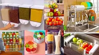 Kitchen Storage Items and Utilities ! Kitchen Organizers Space saving Kitchen tools
