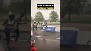 Drama at the Water Station | Riga Marathon
