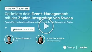 Optimiere dein Event-Management  mit der Zapier-Integration von Sweap