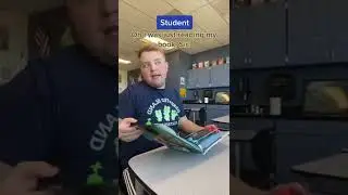 When A Student, Plays Video Games In Class!